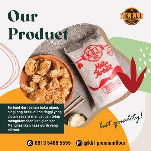 Foto Produk Tepung kasar / tepung shihlin / tepung tapioka kasar / ayam shihlin dari KHL Premium Flour