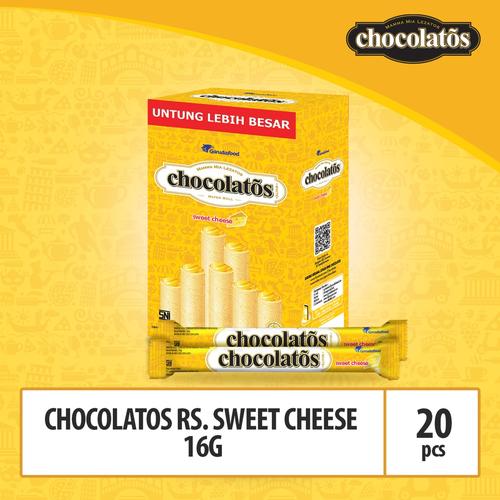 Foto Produk CHOCOLATOS WHITE Sweet Cheese- 16gr (WJU8) / Showboks dari GarudaFood