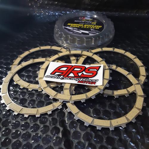 Foto Produk Kampas Kopling XTR RACING Kevlar SONIC 150R - CBR 150 LED - Supra GTR dari ARS MOTOR PARTS