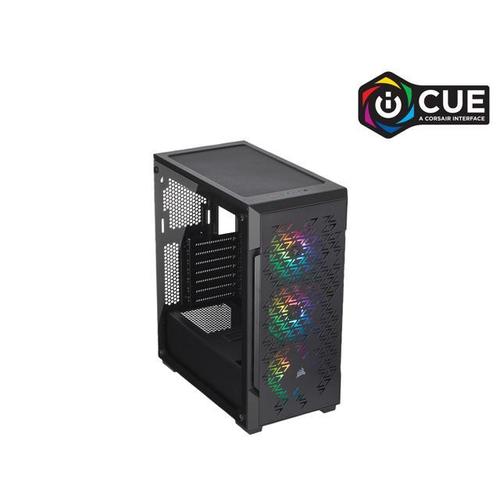 CORSAIR iCUE 220T RGB Gaming Case Black 