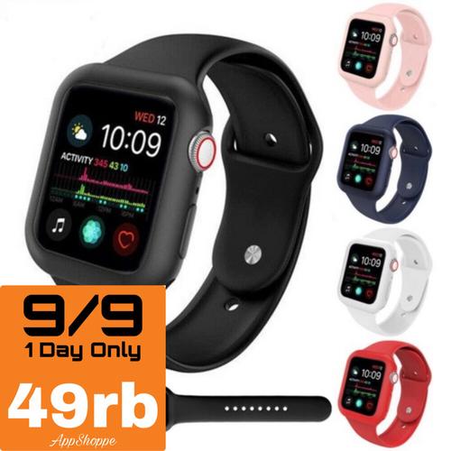 Jual Apple Watch Silicone Rubber All in 