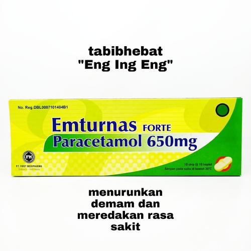 Jual Paracetamol Box Emturnas Forte - Kota Bandung - tabibhebat | Tokopedia