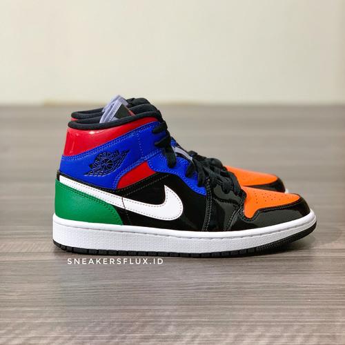 Jual Nike Air Jordan 1 Mid Multi Patent - Kota Surakarta - Sneakers Flux |  Tokopedia