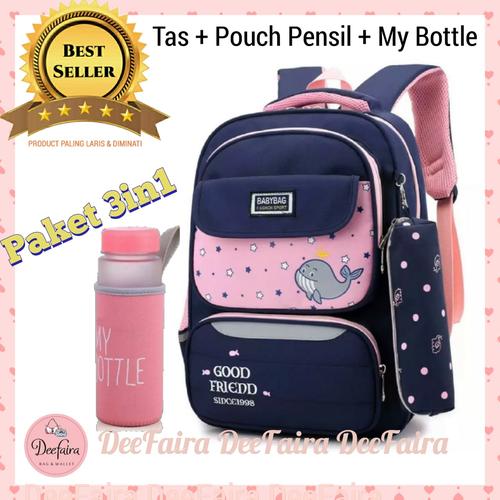 Gambar Tas Sekolah Anak Perempuan - Merah dari Deefaira Fashion Kota Bandung Tokopedia