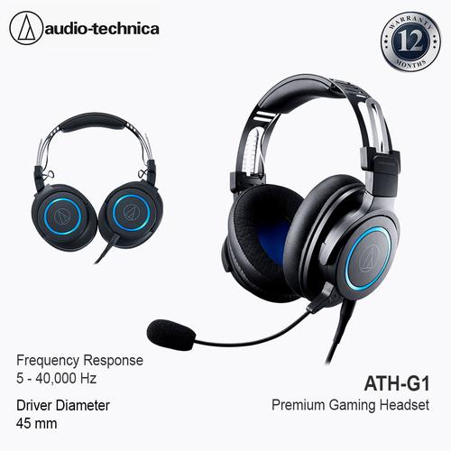 Promo Audio-Technica ATH-G1 Premium Gaming Headset - Black Blue - -  Audio-Technica Official | Tokopedia