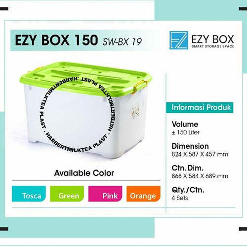 Foto Produk Container box Ezy 150 liter CB Vindo dari HarbertmilkteaPlast