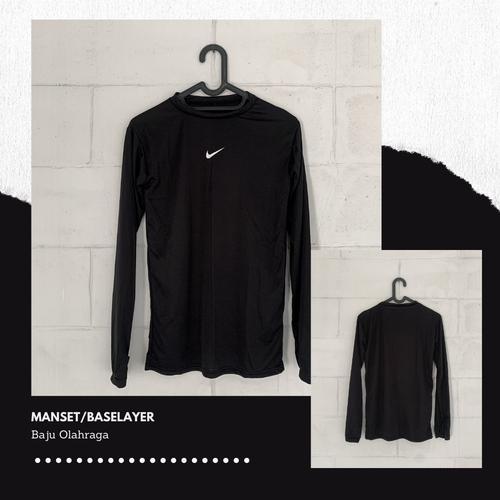 Foto Produk Manset Olahraga Pria dan Wanita - Baju Lengan Panjang - Hitam dari Kevthletic