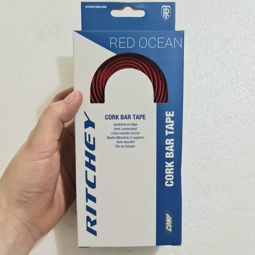 Foto Produk RITCHEY BAR TAPE SEPEDA COMP CORK BLACK BARTAPE - Merah dari RedOceanJaya