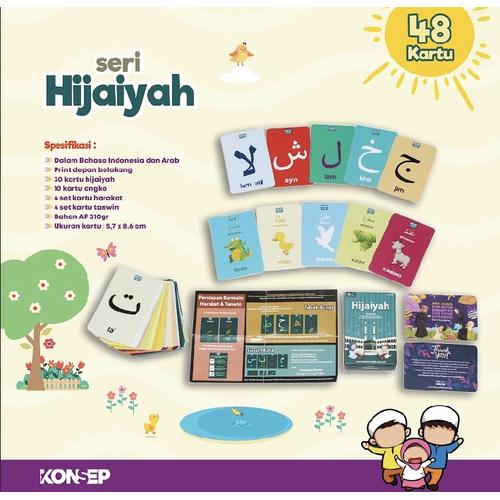 Foto Produk Flashcard Hijaiyah - Kartu Edukasi - Flash Card by Konsep Studio dari Kinantikomik