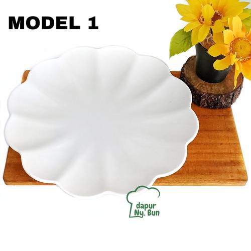Foto Produk Piring Saji Melamin Model Bunga Teratai Unica Ukuran 10 Inch dari Dapur Ny.Bun