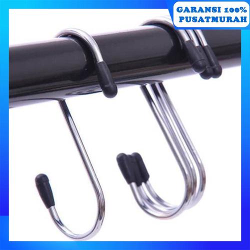 Foto Produk Gantungan Barang Huruf S Isi 8 Pcs / Gantungan Serbaguna Bentuk S Hook dari Pusatmuraah
