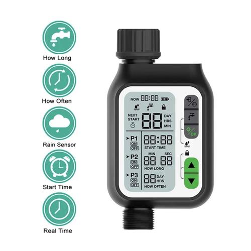 Jual HANCI HCT355 Water Digital Garden Timer Rain Sensor Electronic