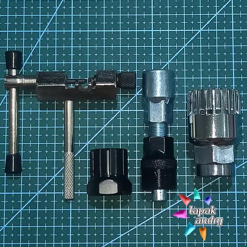 Foto Produk Kunci Sepeda Rantai Treker Freewheel Sproket BB Kotak dari LapakAndry