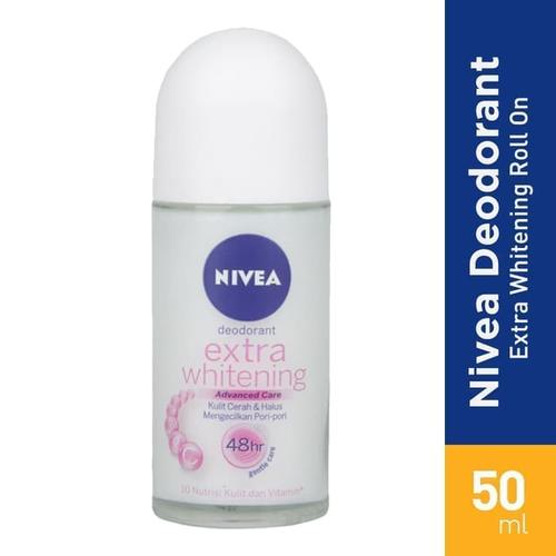 Foto Produk NIVEA Deodorant Extra Whitening Roll On - 50 ml dari Mitrasana