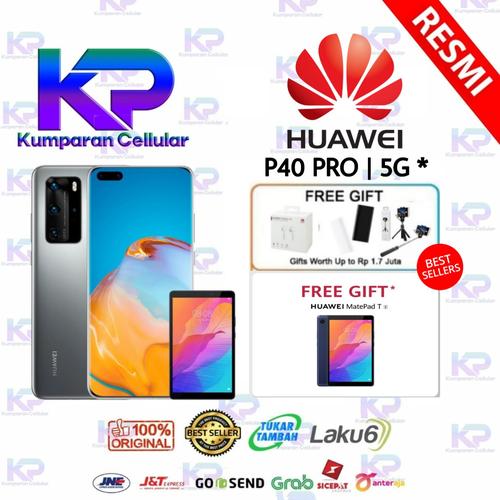 Foto Produk HUAWEI P40 PRO 8GB 256GB GARANSI RESMI - Silver dari Kumparan Cellular