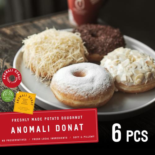 Foto Produk Paket Donat 6 Pcs ( Khusus Kurir Instant & Sameday ) dari Anomali Coffee