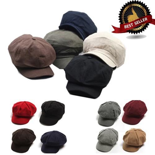 Gambar Topi Pet Apolo / Topi Korea / Topi Newsboy - Abu Muda dari AF_Collection_new Kab. Bandung Barat Tokopedia
