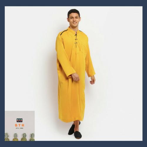 Jual Jubah Gamis Pria Dewasa Busana Muslim Pria Mustard Jakarta Timur Butik Thania Tokopedia