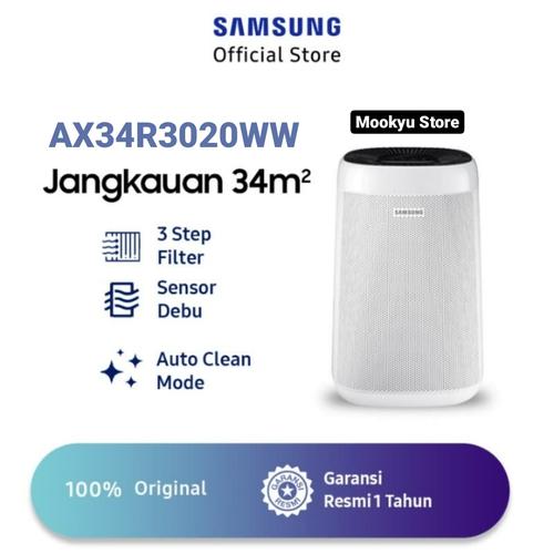 Foto Produk SAMSUNG Air Purifier AX34R3020WW with 4 Color Indicator dari Mookyu Store