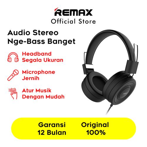 Promo Headphone Remax RM-805 Over ear Original Wired Headset + Mic Garansi  - Kota Surabaya - Remax My Life | Tokopedia