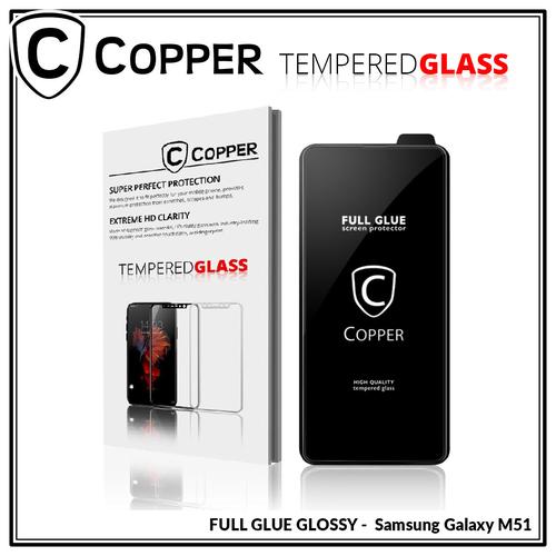 Foto Produk Samsung M51 - COPPER Tempered Glass FULL GLUE PREMIUM GLOSSY dari Copper Indonesia