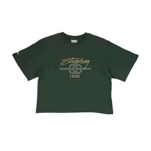 Stussy Women's Ariana Crop Tee Green 