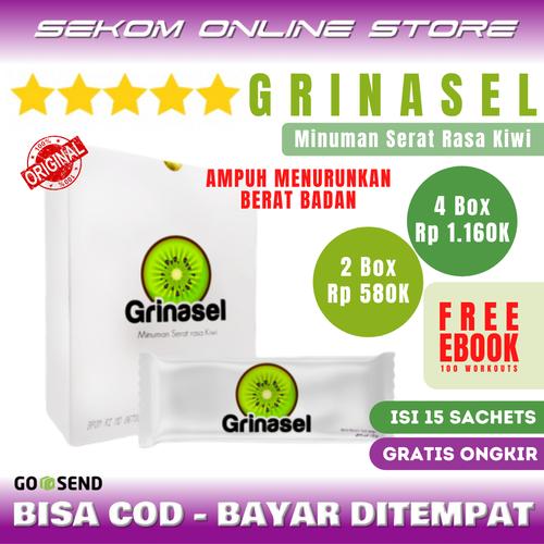 Foto Produk GRINASEL DETOX DIET MINUMAN SERAT RASA KIWI ORIGINAL Isi 15 Sachets dari SEKOM ONLINE STORE