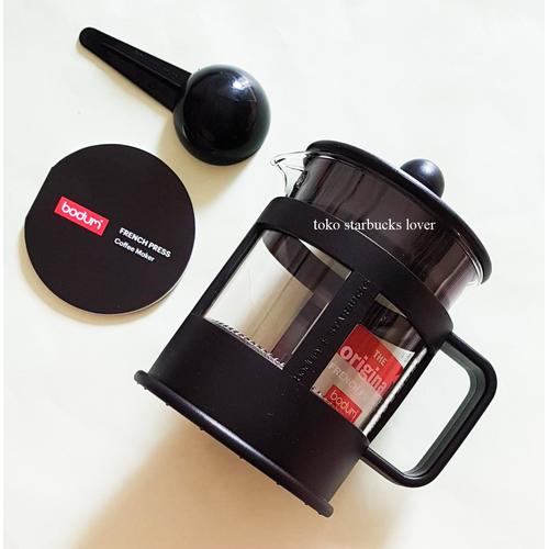Jual Starbucks Bodum French Press 4 Cup Black Coffee Maker Jakarta