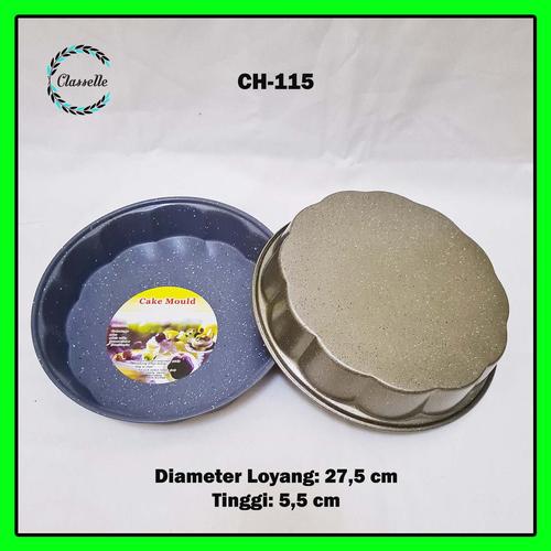 Foto Produk Loyang Kue Bolu Bulat Anti Lengket Import CH-115 dari Toko Classelle
