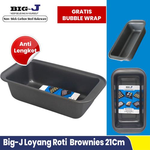 Foto Produk Loyang Roti Sedang Loaf Pan Loyang Brownies Anti Lengket 21Cm Big J dari Rayya Living