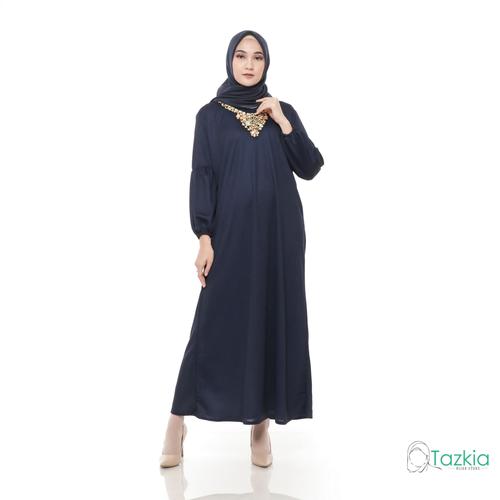 Foto Produk Dress Muslim Wanita | Gamis Turkiya | Original - Abu-abu dari Tazkia Hijab Store