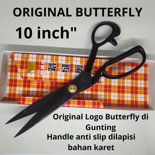 Foto Produk Gunting Kain Bahan Baja Besar Butterfly 10 inch Bagus Terbaik dari SOMIMOL