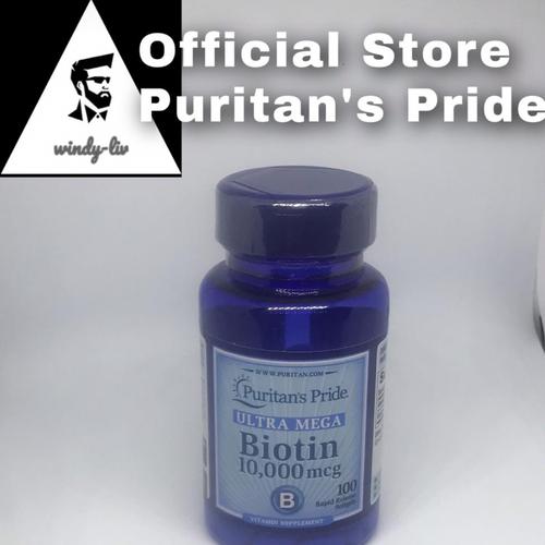 Foto Produk Puritan Pride Biotin 10000 mcg isi 100 softgel dari Windy-Liv