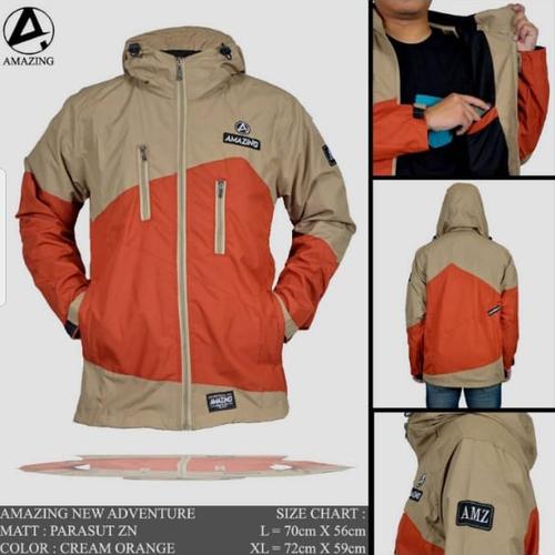 Foto Produk Jaket Amazing New adventure - cream bata, L dari Semuaadastore20