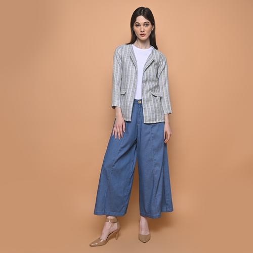 Foto Produk Cammomile Celana Kulot Jeans 1909012 - Navy, M dari Cammomile FashionLine
