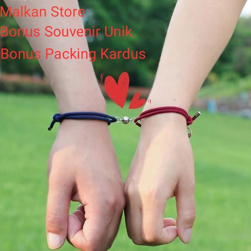 Foto Produk gelang couple ada magnet nya dari MALKAN STORE