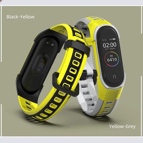 Foto Produk STRAP TALI JAM SILICONE RUBBER MODEL XSTRAP FOR MI BAND MIBAND 3 & 4 dari Jktmanshop