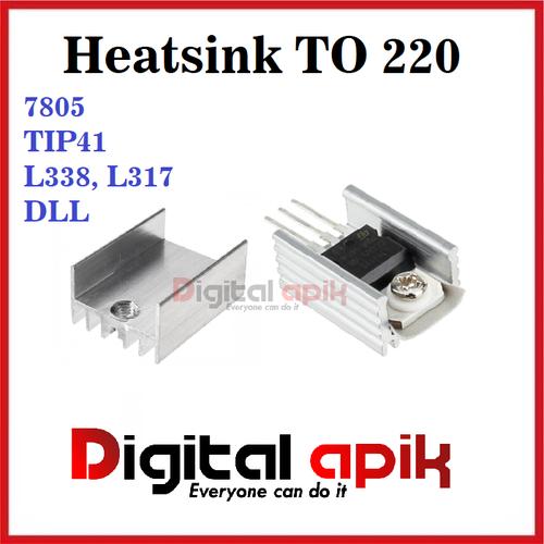 Jual HEATSINK TO220 HEAT SINK TO220 IC TRANSISTOR MOSFET 7805