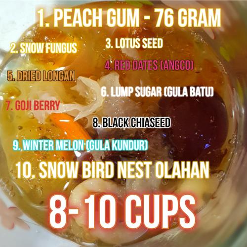 Foto Produk Paket Peach Gum Collagen Dessert untuk 8 porsi dari Funkies Lab