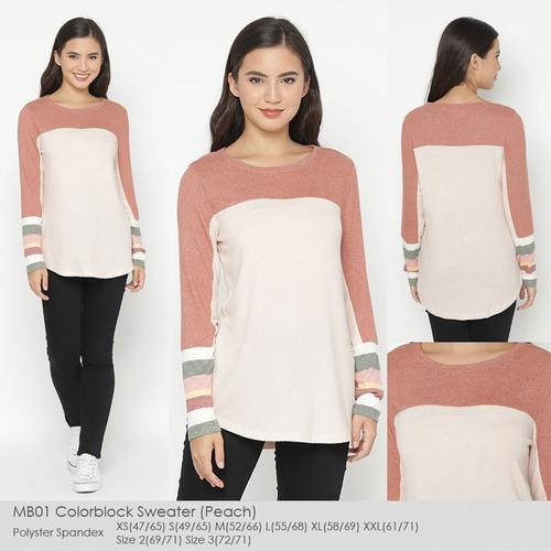 Jual MAURICES 01 Colorblock Sweater 