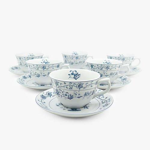 Foto Produk Cangkir Set Blue Oriental Classic @ 12 Pcs/set dari TAFEL21