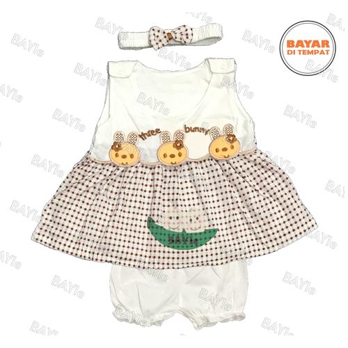 Foto Produk Setelan Baju bayi Perempuan MOM'S GIFT 100% Katun SNI usia 0-6 bulan - RABBIT dari Galaxy Gemilang