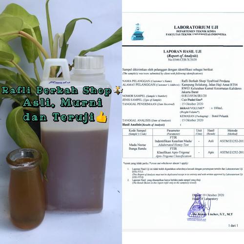 Foto Produk madu nektar pohon randu. madu randu 1000 gr bersih dari Madu asli rafli berkah