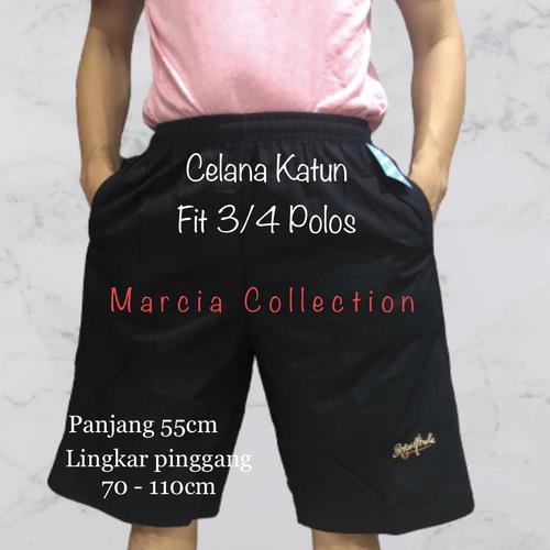 Foto Produk Celana Pendek Katun Merk FIT 3/4 POLOS & MOTIF ( KARET ) dari Marcia collection