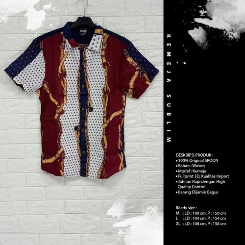 Foto Produk Kemeja Pria Wanita 3D Printing Murah M L XL (Motif/Gambar Kekinian) - Kekinian E dari aiiones_id