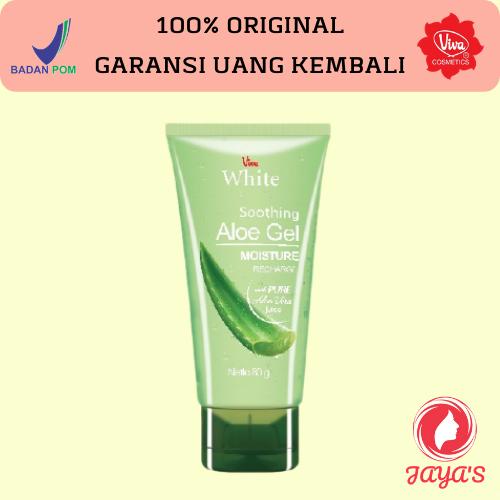 Foto Produk VIVA White Soothing Aloe Gel Moisture 80g | Lidah Buaya Aloe Vera dari Jaya's
