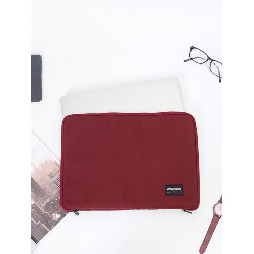 Foto Produk Wanderlust Tas Tempat Laptop Sleeve Notebook 14 inch Sedona Maroon dari Wanderlustbag Official