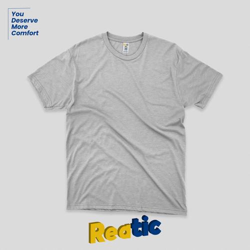 Foto Produk Reatic Kaos Polos Oblong Cotton Premium Soft - Misty Grey dari Reatic