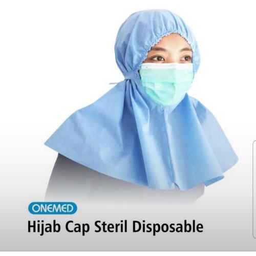 Jual hijab cap onemed - hijab steril 