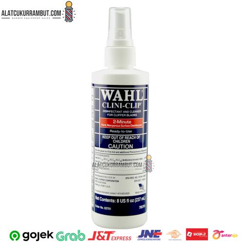 Gambar Wahl Clini Clip Cairan Disinfektan Dan Pembersih Mata Pisau Wahl dari alat cukur rambut Kota Tangerang Selatan Tokopedia